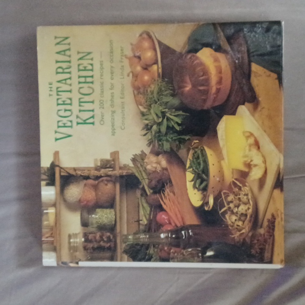 The Vegetarian Kitchen hard cover cookbook Over 200 recipes